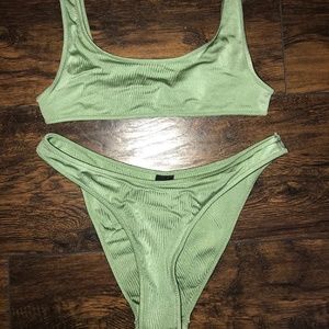 Sage Green Triangle Bikini